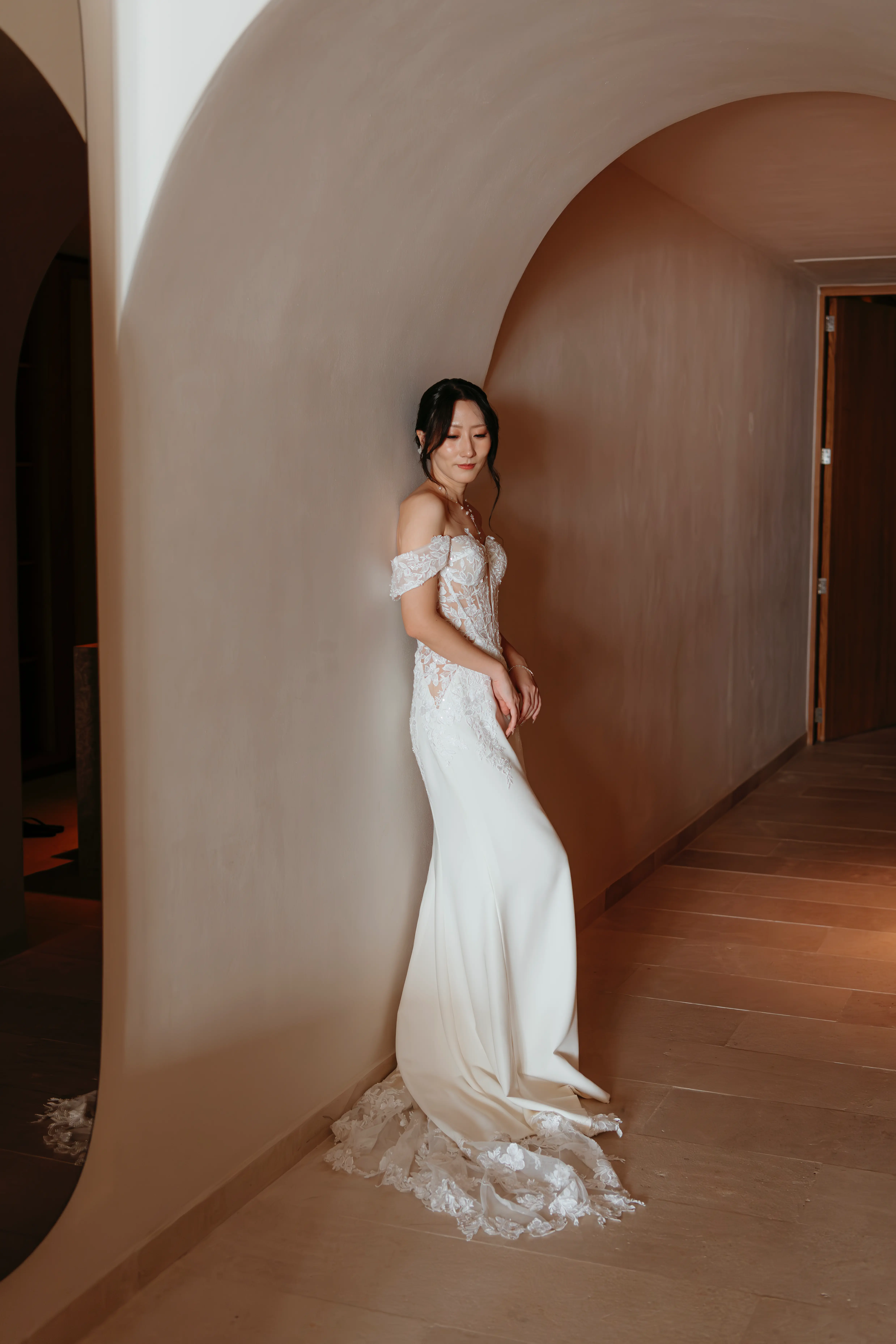 Couple dancing with fireworks